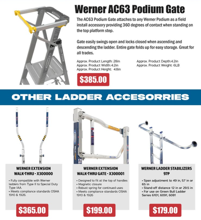 Ladder Accessories, View more