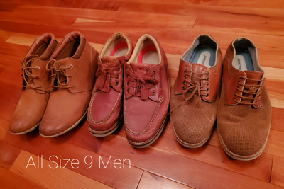 Mens Size 9 Johnston & Murphy, Rockport Shoes From left to right: Rockport1, $85 Rockport2, $75 John...