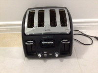 Black Color 4 Slots TFAL Toaster