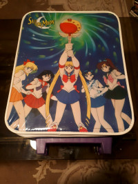 Vintage 1997 Nauko Sailor Moon Bag Lift Handle Rolling Travel