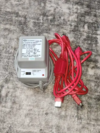 Gameboy Color/Pocket AC Adapter Plus Free Link Cable, View more