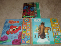 3 Interactive Play-a-Sound books