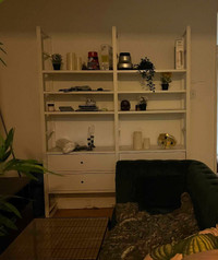 Étagères avec tiroirs / shelf and drawer unit (Ikea: Elvarli)