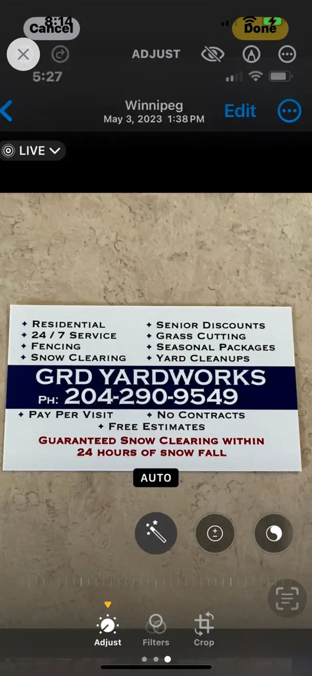 SNOW CLEARING & GRASS CUTTING (CITY WIDE)63793658355971121