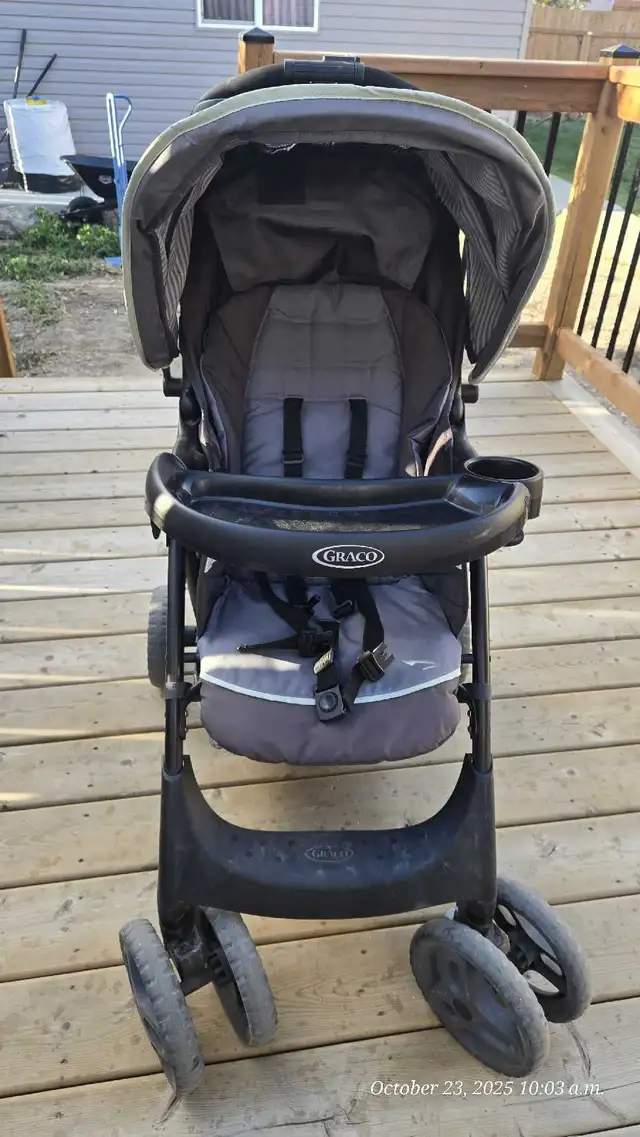 Graco 3 in 1 click connect infant car seat and stroller in Strollers, Carriers & Car Seats in Saskatoon - Image 4