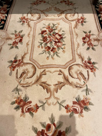 Thick Wool Carpet / Area Rug - Rectangular 8’ x 5’