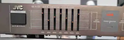 JVC SEA-22, S.E.A Graphic Equaliser, Japanese made. Fully tested and serviced, deoxit all sliders, c...