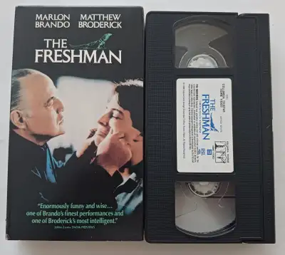 Vintage VHS Tape THE FRESHMAN-Marlon Brando/Matthew Broderick, View more
