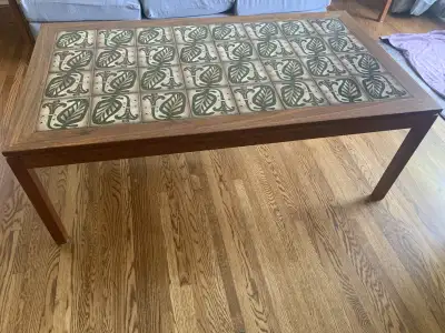 MCM teak coffee table and end tables , View more