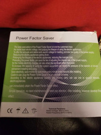 Power Factor Electricity Saver. New