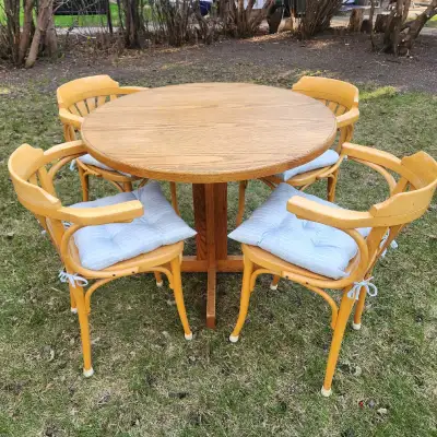 Vintage Cafe Kitchen Table and Chairs Dinette, View more