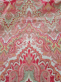 Waverly vintage drapery fabric remnant