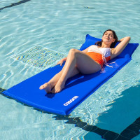 NEW: Self-Inflating Pool Float with Headrest