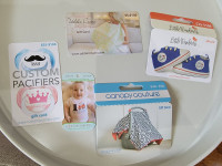 Gift cards for baby items