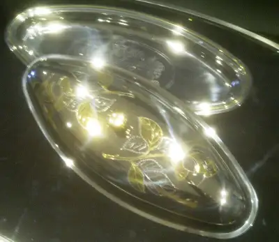 LONG 21" OVAL PLATTER + LID INOX  18/10  MADE IN ITALY, View more