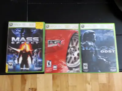 Xbox 360  3 games, Voir plus