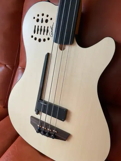 Godin A4 Ultra Fretless Bass, View more