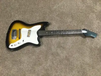 1963 Harmony Bobcat H14 with DeArmond Gold foil pickup, View more