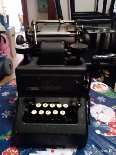 antique adding machine, View more