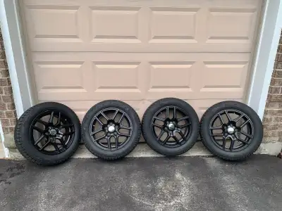 Pirelli Ice Zero Winter Tires Package (205/55R16). Tires at 7/32 thread wear. C-WHEELS - CW - ATLAS...