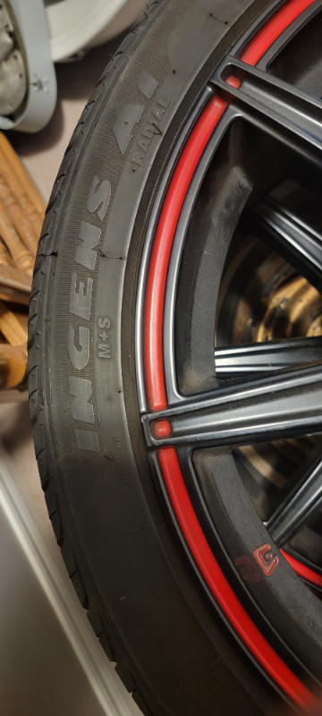 Tire & rim package new 18x8 225/40/ZR18 in Tires & Rims in Hamilton - Image 3