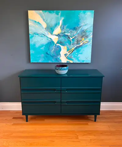 6-Drawer Mid-Century Dresser, View more