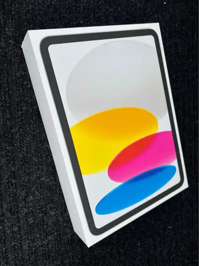 iPad 10 256 GB new in sealed box, 1 year warranty with Apple, View more