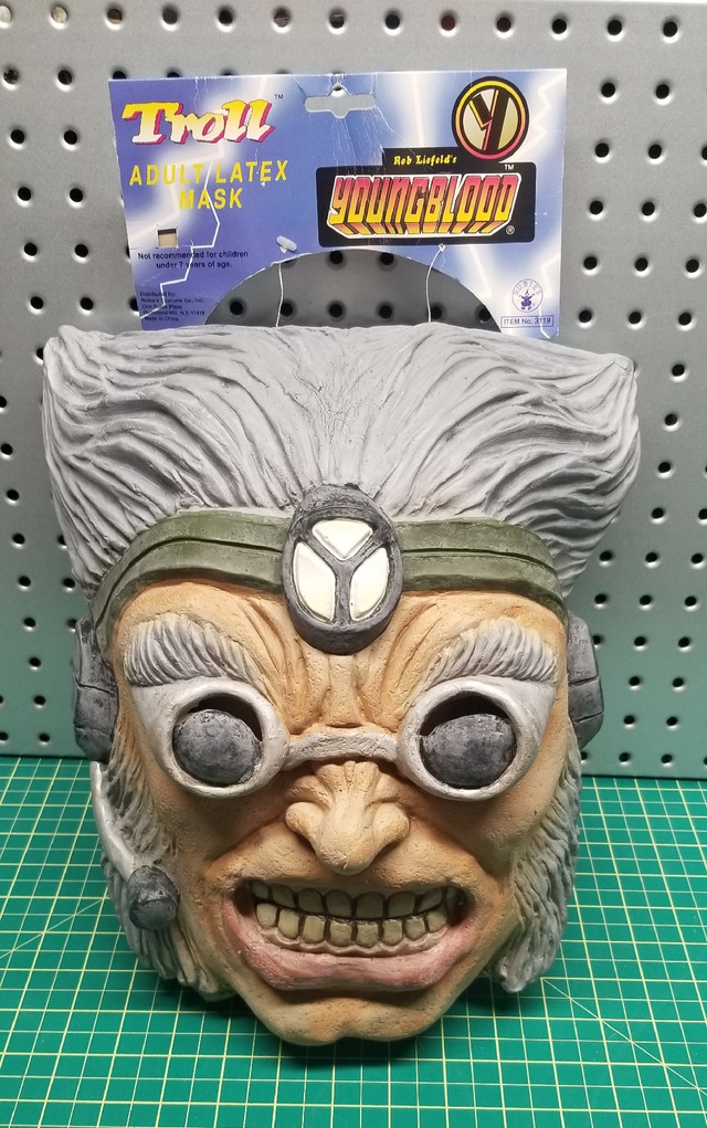 Youngblood Troll Latex Mask Rob Liefeld in Arts & Collectibles in Hamilton - Image 2