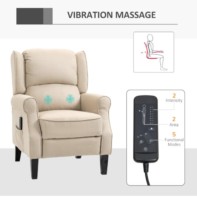 Massage Recliner Chair Push Back Recliner dans Chaises, Fauteuils inclinables  à Longueuil/Rive Sud