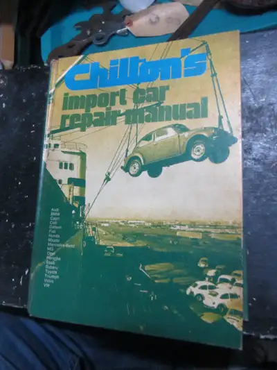 For sale I have a used CHLTON'S Import Car Repair Manual. Terrific book with all kinds of pertinent...