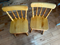 Near Acheson - Solid Wood Children’s Chairs