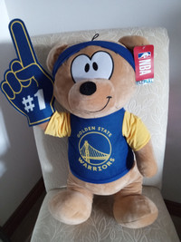 NBA stuffed Bear, Golden State Warriors, 24 inch No 1 Fan