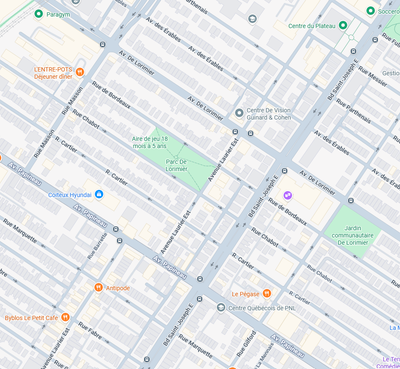 Stationnement situé entre les rues Masson et Laurier et entre De Lorimier et De Bordeaux. Libre immé...