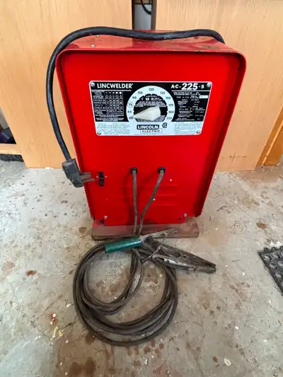 LinkWelder AC225S Arc Welder Complete with full face welding mask mask and goggles