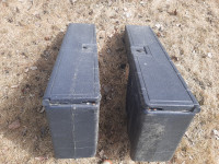 2 Truck Wheel well, locking tool boxes