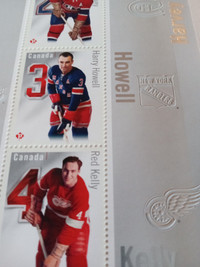 Feuillet de 6 timbres LNH