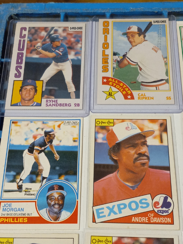 Vintage Baseball Cards 1980s OPC,Leaf Canadian Lot of 32 HOF in Arts & Collectibles in Trenton - Image 2