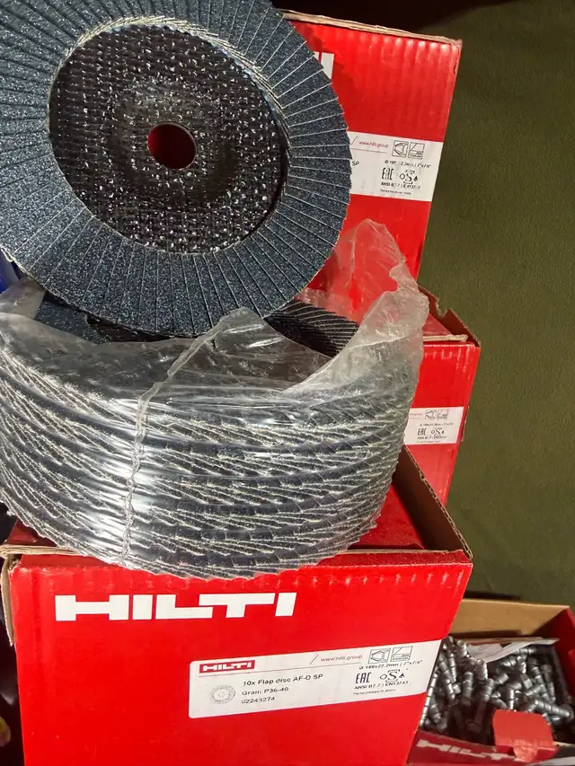 Hilti 7" Flap Discs (77 total)