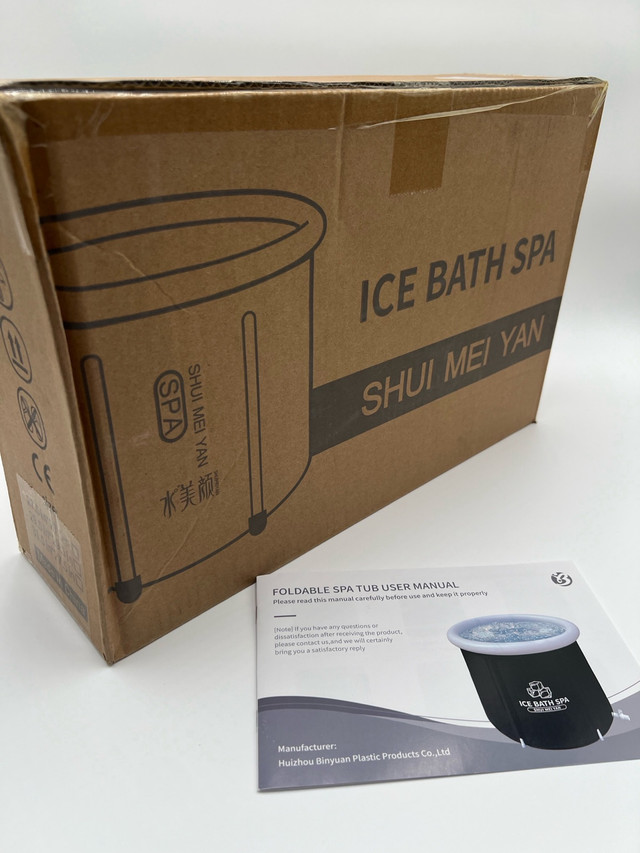 SEALED Large Portable Ice Bath Tub for Cold Plunge, Blue in Hot Tubs & Pools in London - Image 2