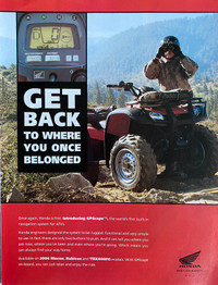 2004 Honda GPScape on Rincon/Rubicon/TRX400 FG Original Ad