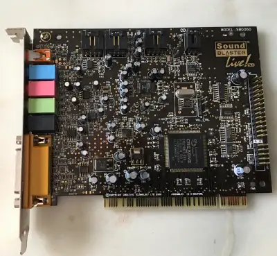 Vintage Sound Blaster Live! 5.1 PCI Sound Card SB0060, View more