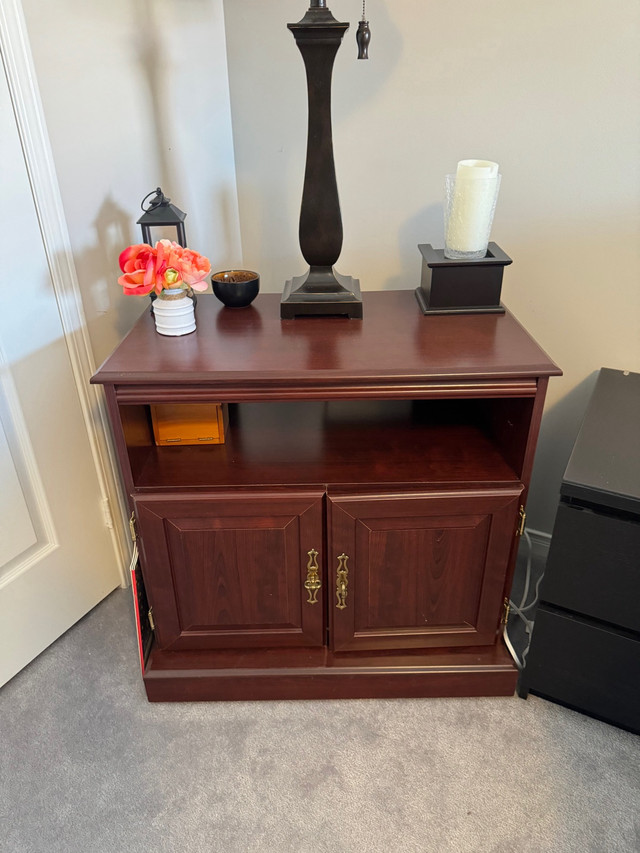 Wooden Side Table Cabinet in Other Tables in Mississauga / Peel Region