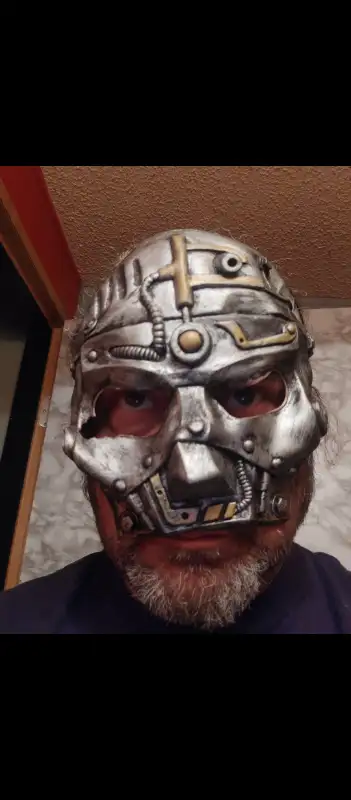 CYBORG - RUBBER LATEX MASK628632604380191226