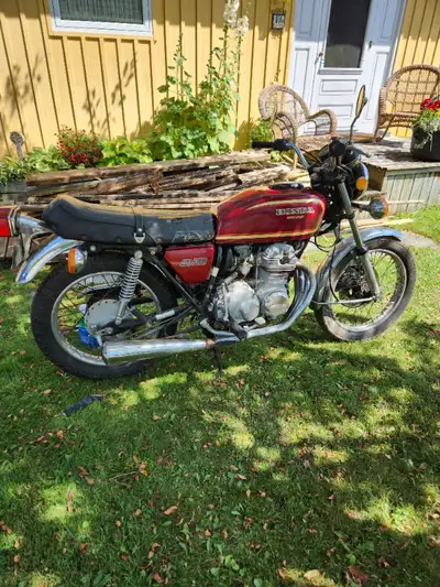 Honda CB400F Pictures are of when I bought the bike. It is under restoration at this time. Many new...