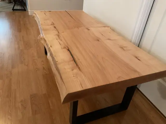 Beautiful Double Live Edge Maple Coffee Table - NEW64258381337346120