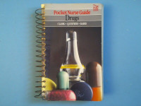 DRUGS Pocket Nurse Guide 1986 coilbound SOFTCOVER