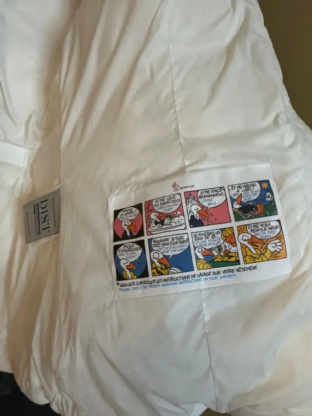 MONCLER Boed Shearling-Trimmed Down Jacket Women ivory colour in Women's - Tops & Outerwear in City of Toronto - Image 9