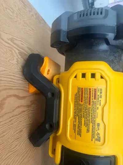 Custom Made DeWalt Leaf Blower Wall Mount Bracket Hanger, View more