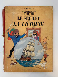 Tintin: Le Secret de la Licorne Edition 1958 (c. 1947)