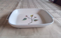 DENBY OVEN WARE DISH -GREY HANDLES  - SPRING